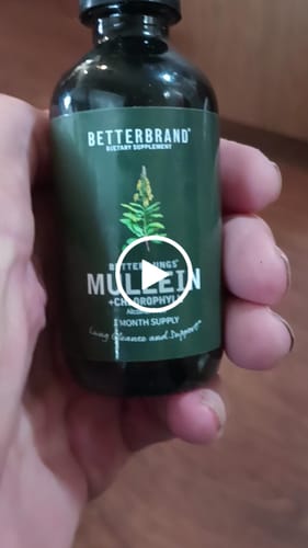 Customer video review of BetterLungs® Mullein + Chlorophyll