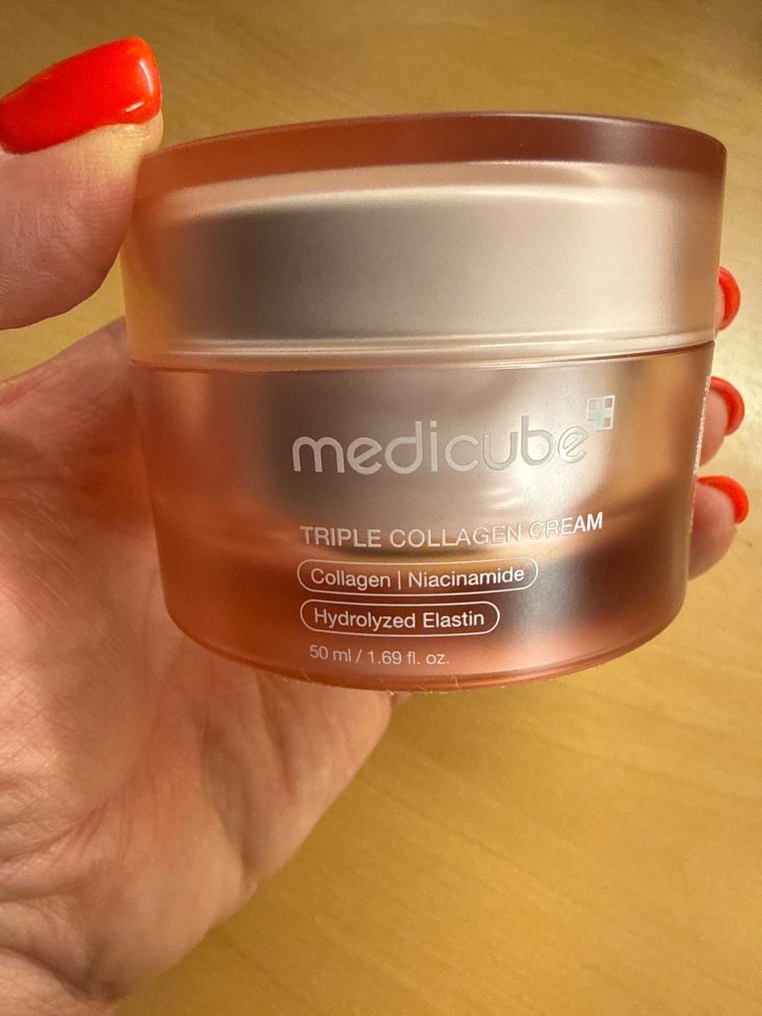 Customer photo review of Nostiprinošs krēms sejai Medicube Triple Collagen Cream 4.0