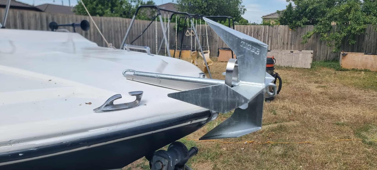 Customer photo review of "TIGER" REEF & SAND ANCHOR - "Claws of Steel"