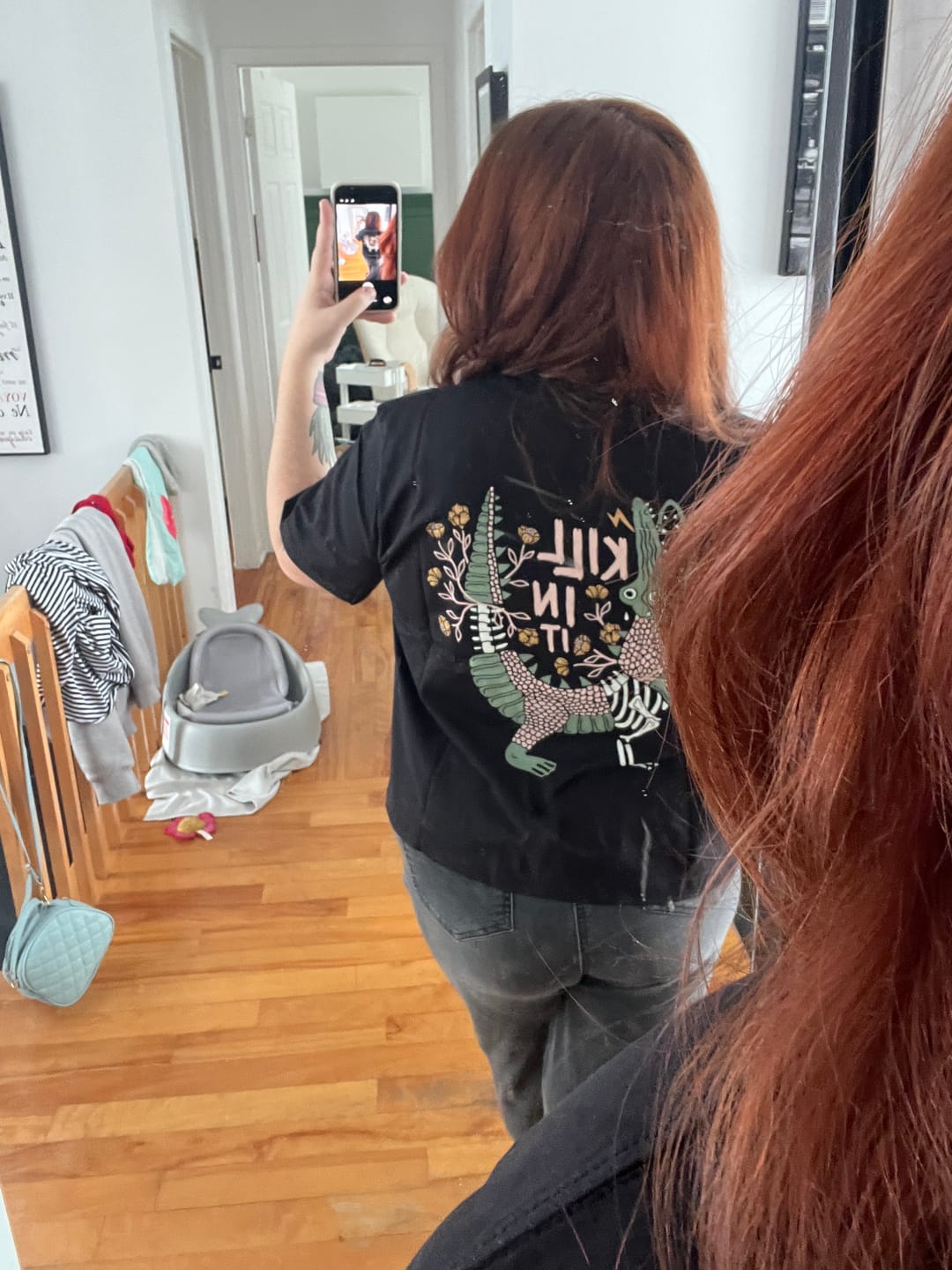 Customer photo review of Killin It T-Shirt