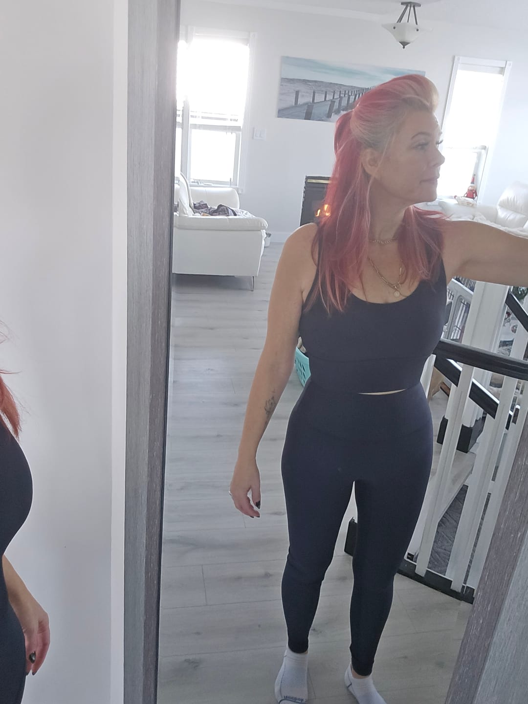 Customer photo review of Ribbed Leggings