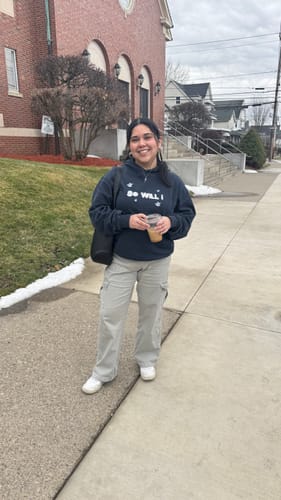 Customer photo review of Even The Stars Bow Hoodie