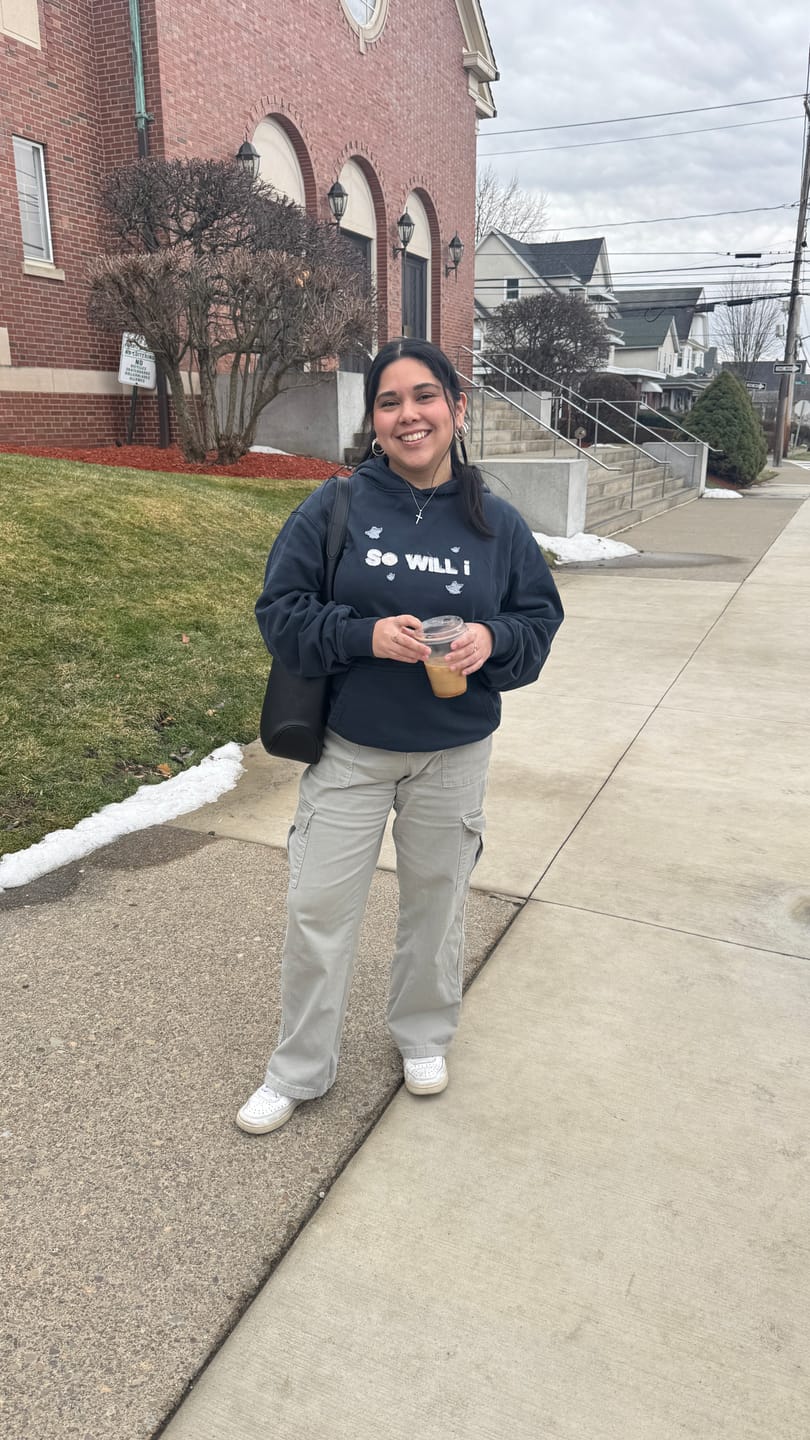 Customer photo review of Even The Stars Bow Hoodie