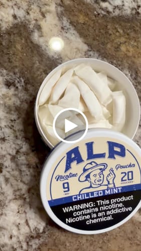 Customer video review of Chilled Mint Nicotine Pouches