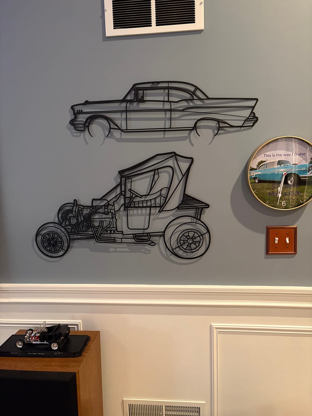 Customer photo review of 1957 Bel Air Metal Silhouette