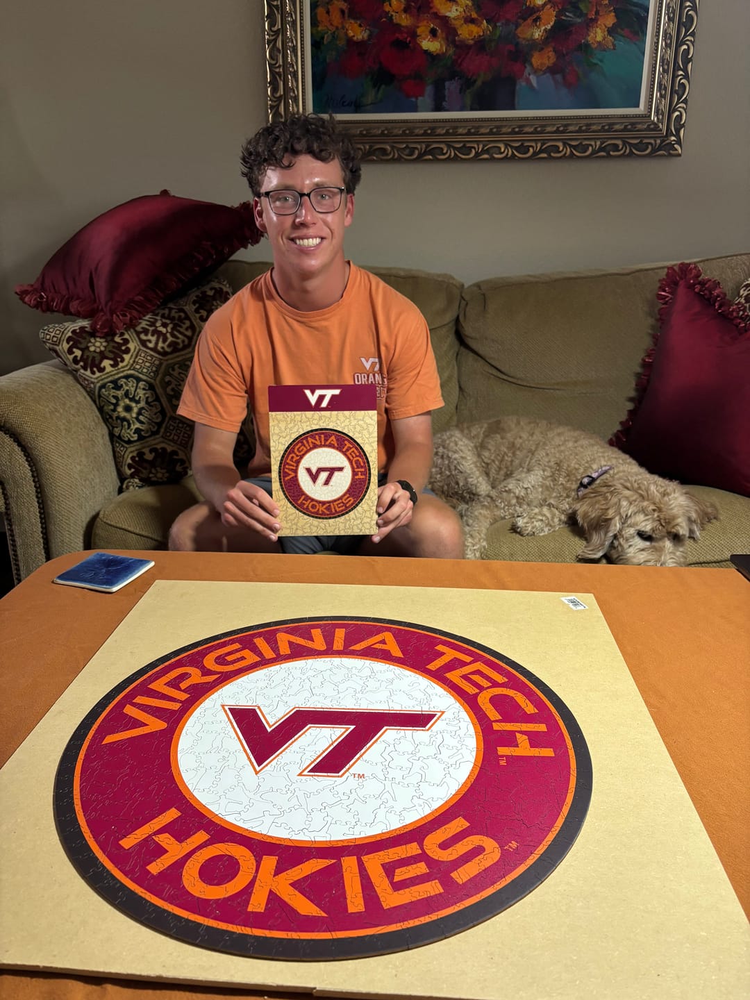 Customer photo review of Virginia Tech - Wooden Puzzle