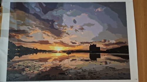 Customer photo review of Paint with Number® Custom Kit (Made in USA | Ships From USA)