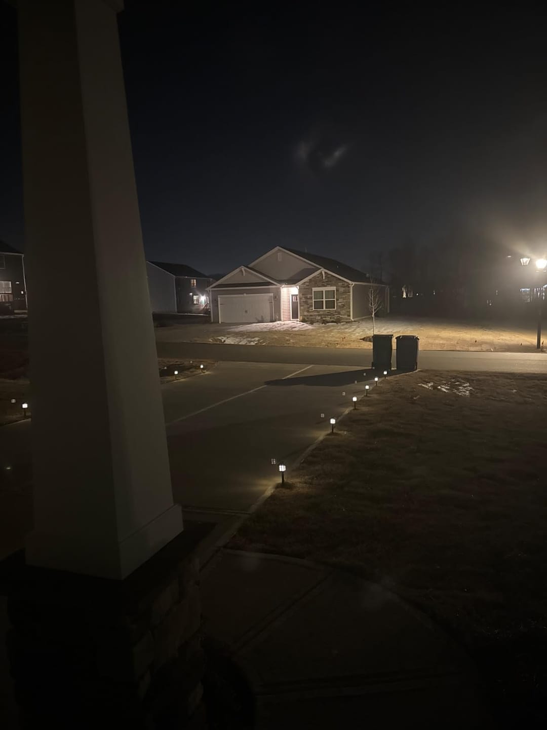 Customer photo review of BrightPath™ Solar Pathway Garden Light – Waterproof Outdoor LED Stake Light