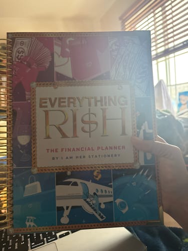 Customer photo review of Everything Ri$h: The Financial Planner | Luxury Cover