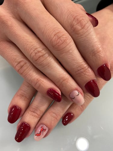 Customer photo review of Top Coat - Super Shiny - No Wipe - Libre de Hema y TPO | Didier Lab - 10 ml