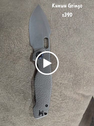 Customer video review of Kunwu Gringo Titanium Frame Lock S390 3.66"