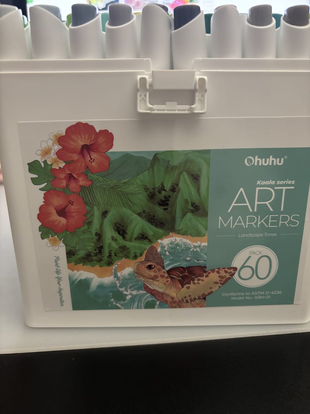 Customer photo review of Ohuhu Kaala Five Tones Slim Broad and Fine Dual Tips Alcohol Art Markers