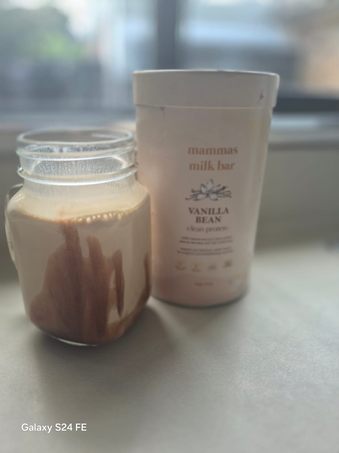 Customer photo review of Vanilla Premium Whey Protein