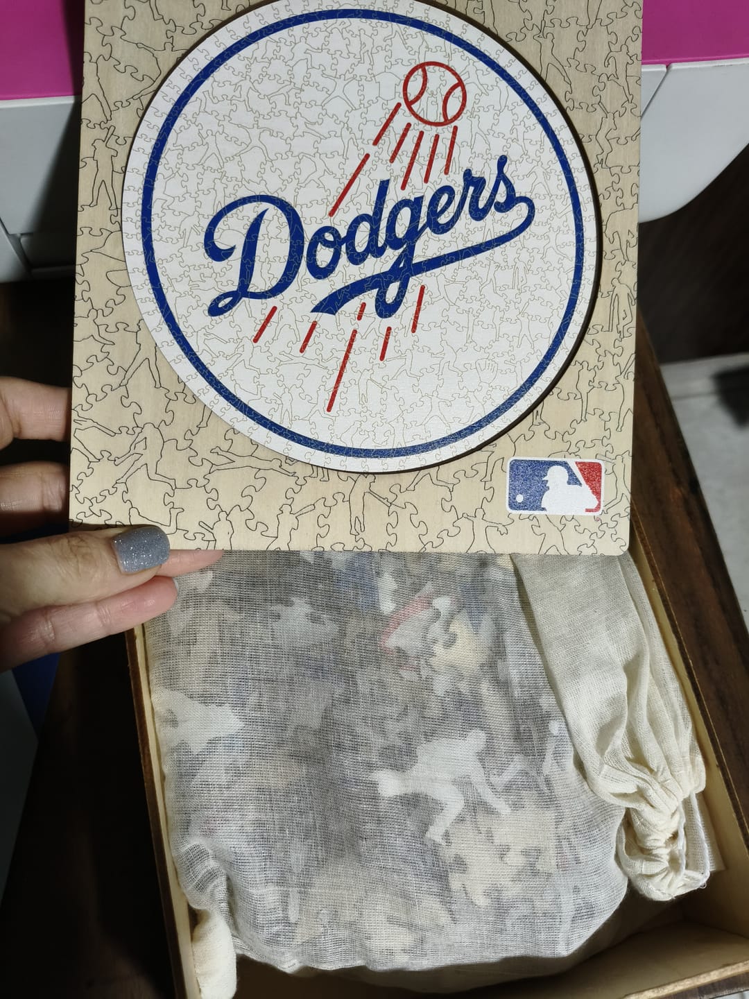 Customer photo review of Los Angeles Dodgers™ - Rompecabezas de Madera