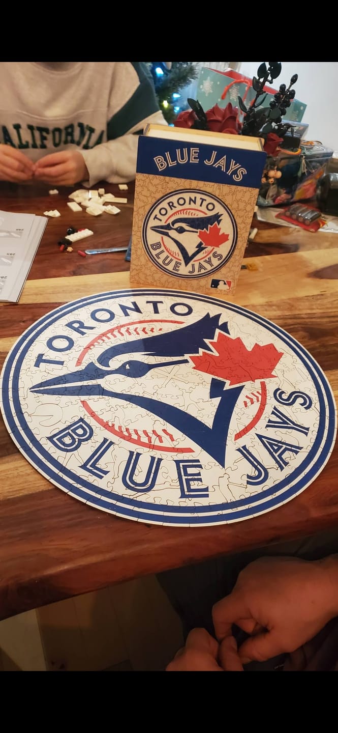 Customer photo review of Toronto Blue Jays™ - Wooden Puzzle