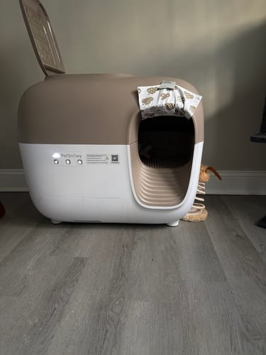 Customer photo review of Self-Cleaning Litter Box
