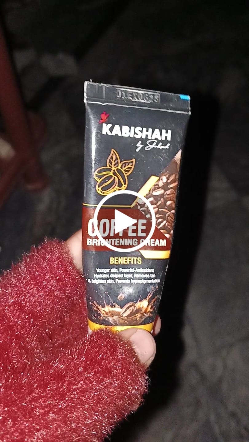 Customer video review of Coffee Brightening Cream