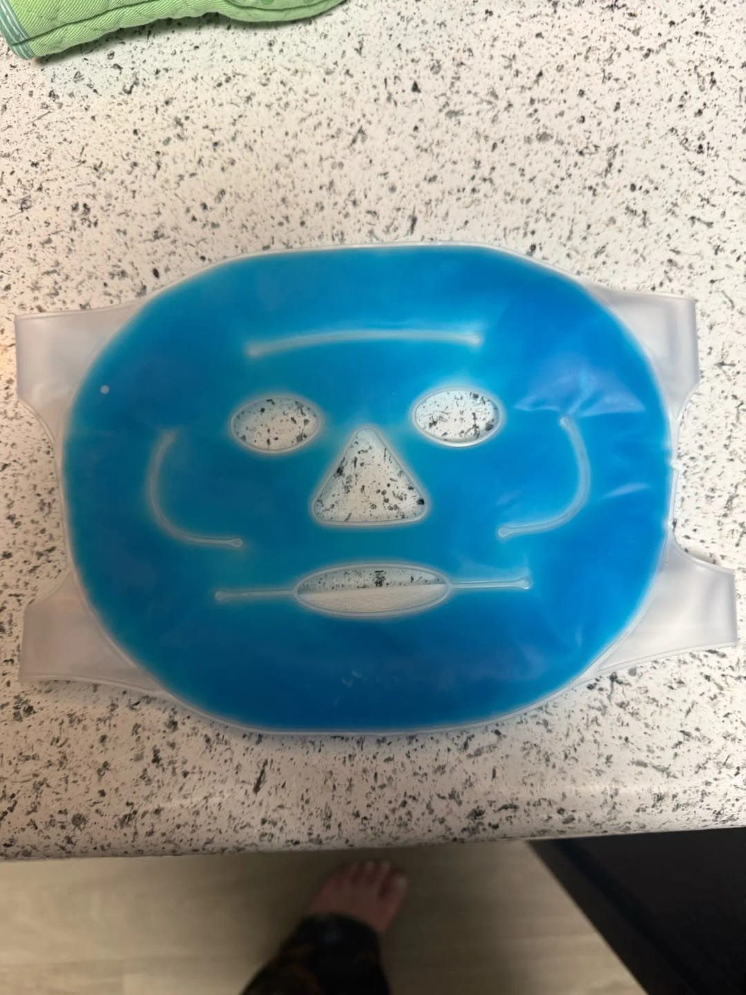 Customer photo review of Cooling Gel Mask Relief Ice Pack Reusable Hot And Cold Therapy