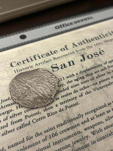 Customer photo review of San Jose Panama Shipwreck 1631 - 8 Reale - Grade 5