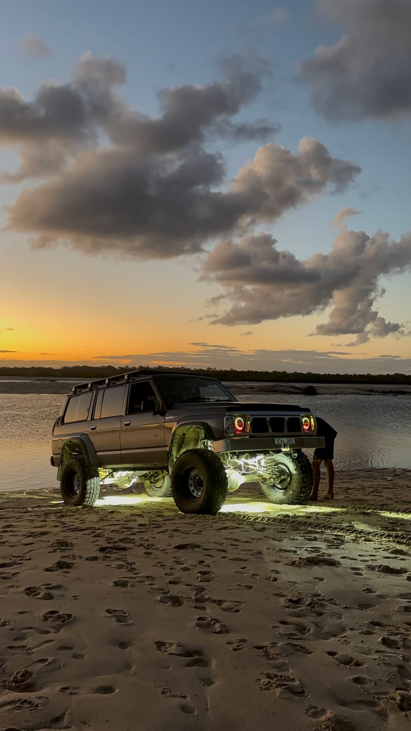Customer photo review of 7" 'Halo' LED Colour Chasing Headlights