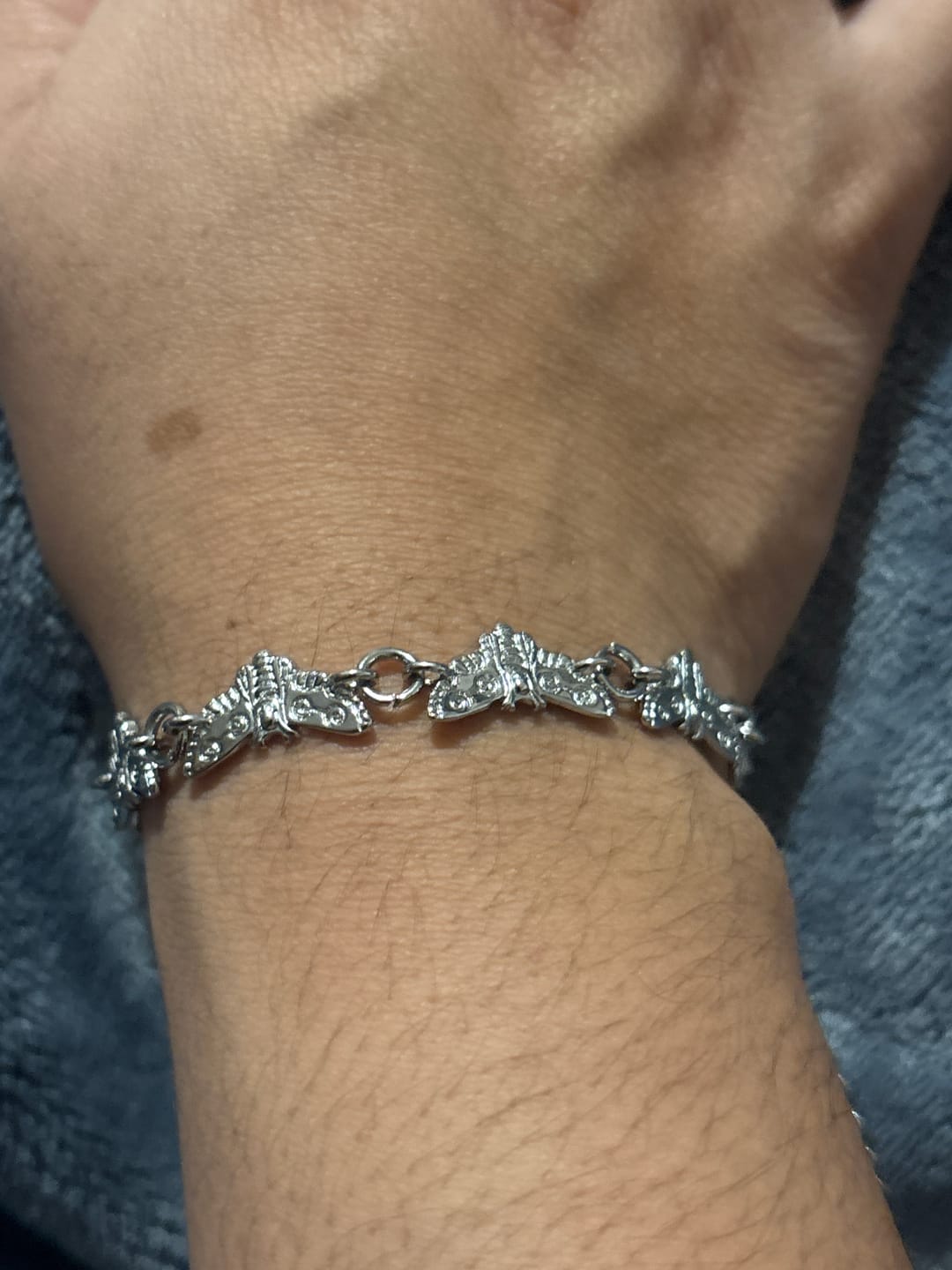 Customer photo review of MOTH BRACELET