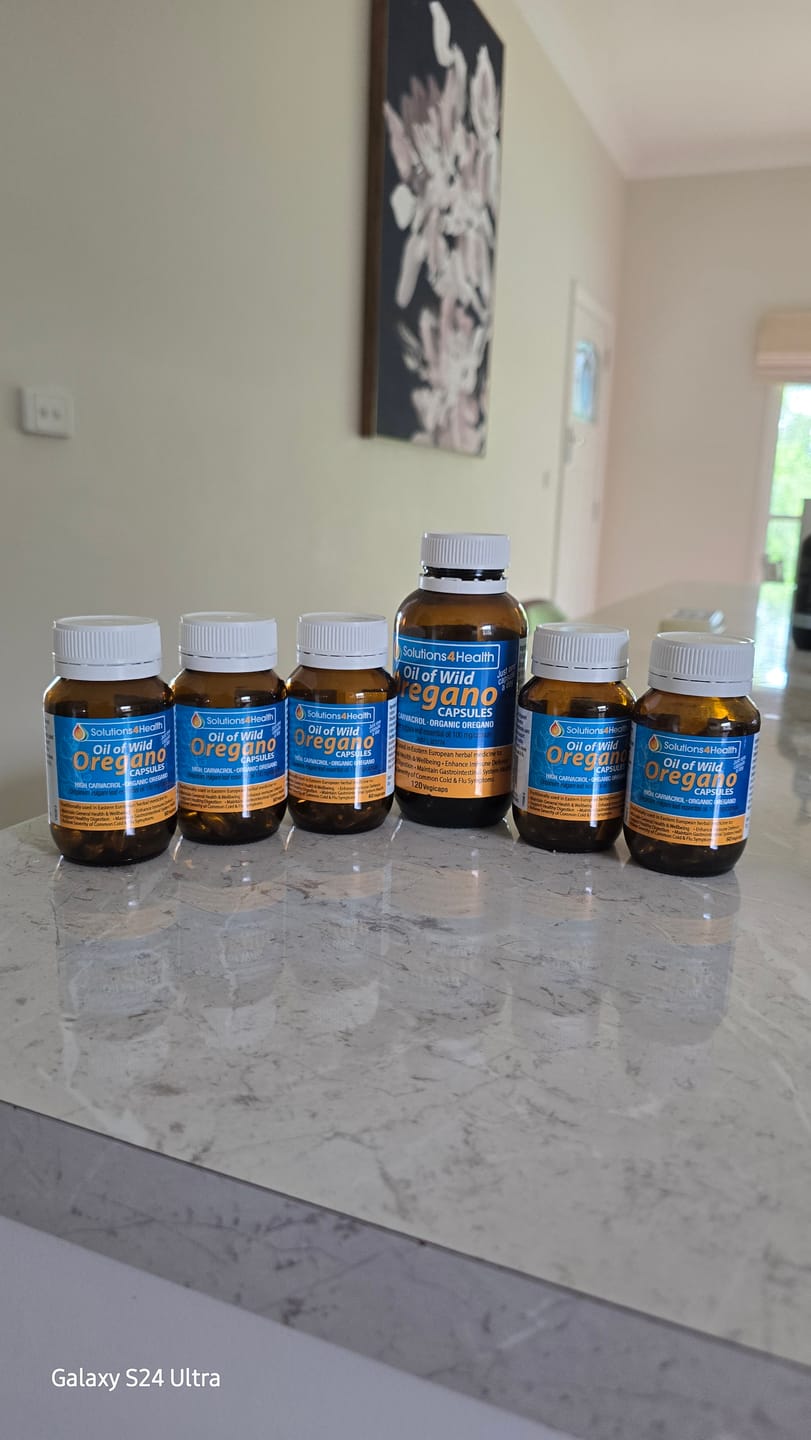 Customer photo review of Oil of Wild Oregano 60 Capsule Bottle - 6 Bottle Value Buy