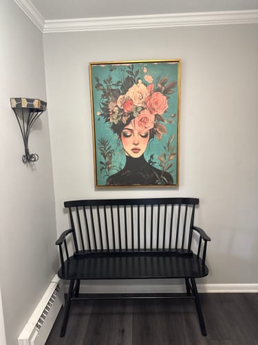 Customer photo review of Floral Muse No3 Print