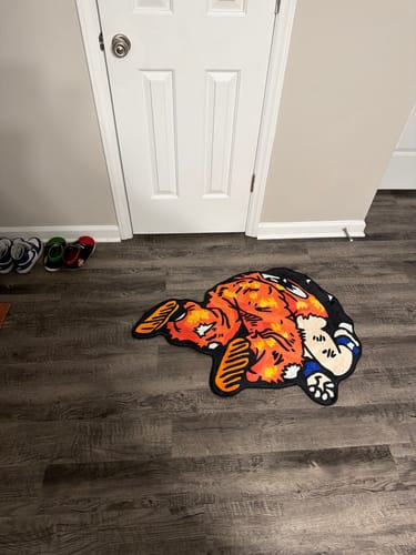 Customer photo review of Dragon Ball Defeat Yamcha Rug