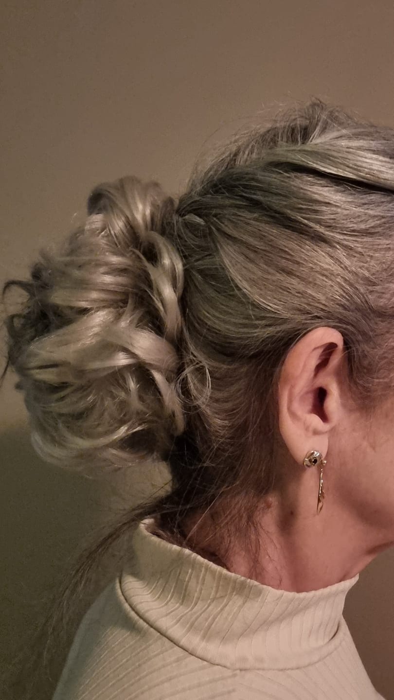 Customer photo review of Tangled Scrunchie