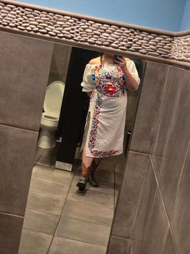 Customer photo review of Irene Floral Dress