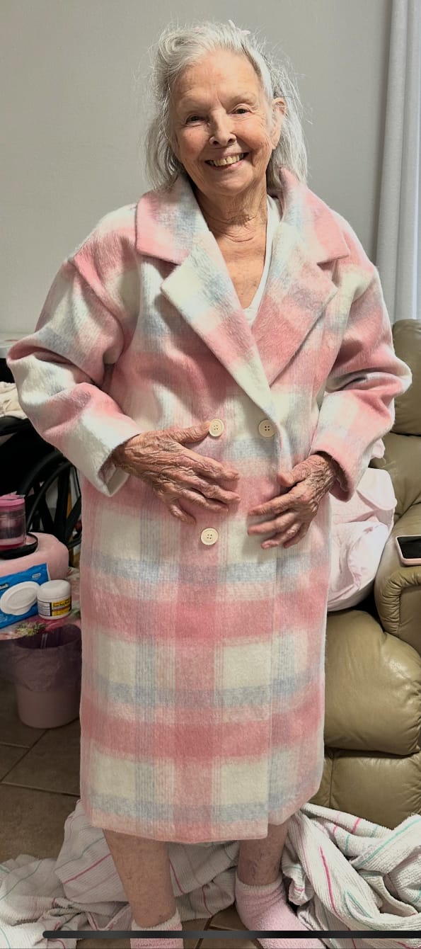 Customer photo review of Nordic Women's Oversized Trench Coat