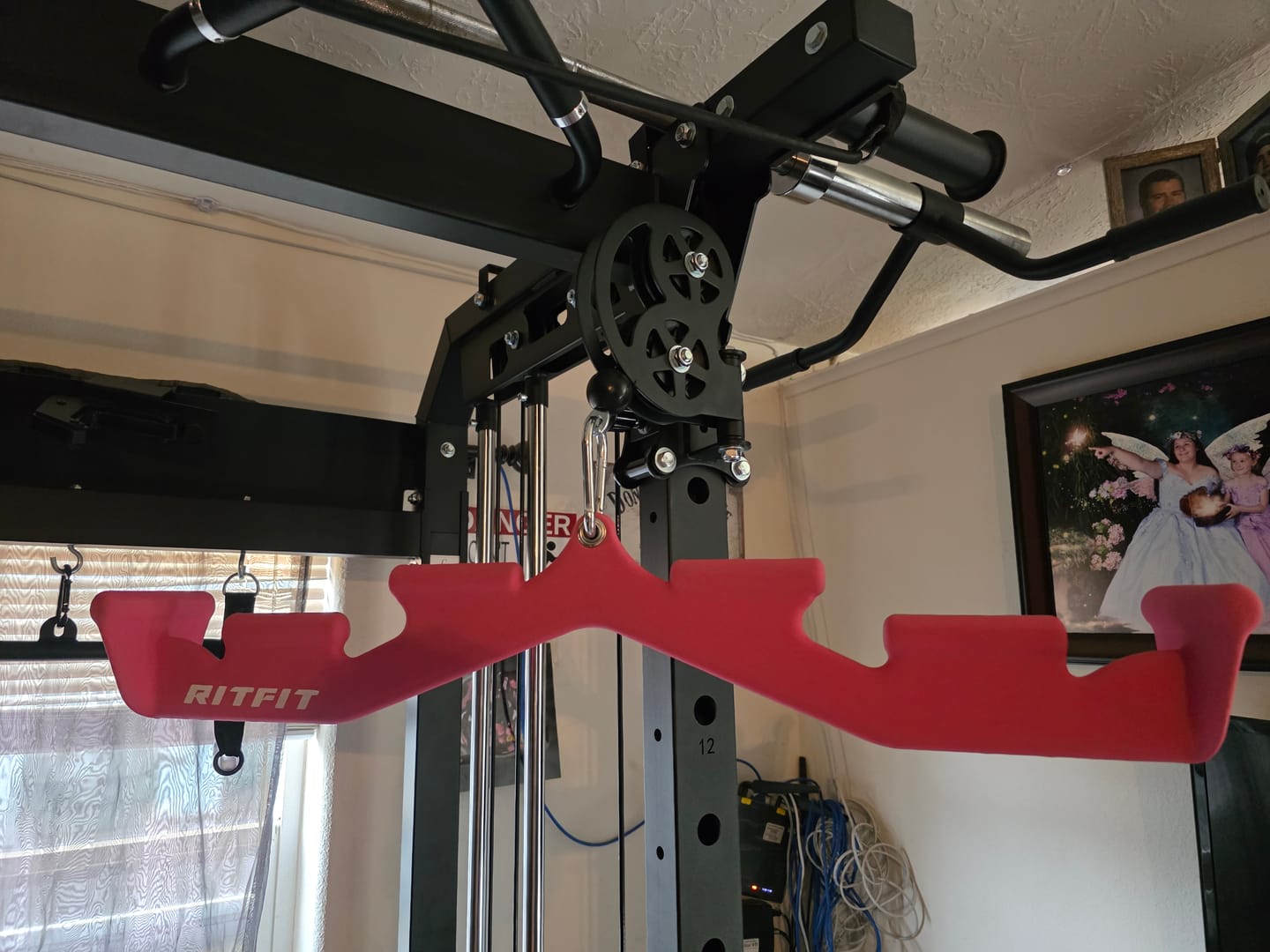 Customer photo review of RitFit All-in-one Multi-Grip LAT Pull Down Bar