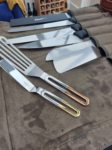 Customer photo review of LastSlice Slotted Spatula