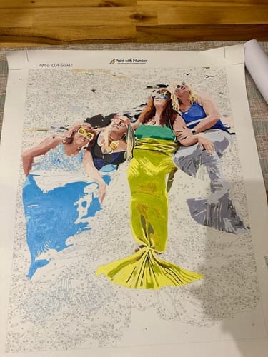 Customer photo review of Paint with Number® Custom Kit (Made in USA | Ships From USA)