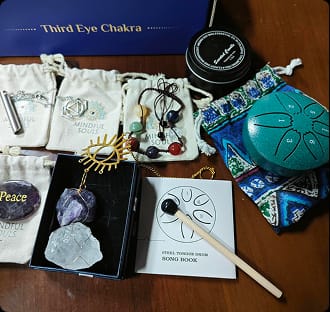Customer photo review of Chakra Subscription Box + FREE Gift