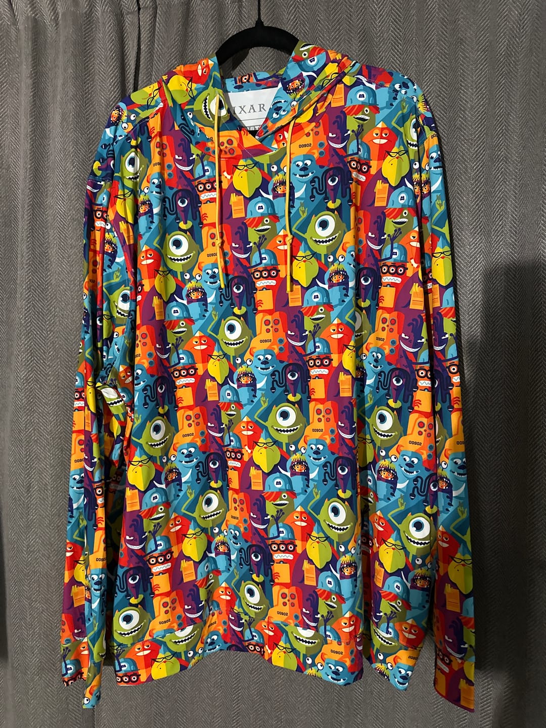 Customer photo review of Disney and Pixar Monsters, Inc. "The Scare Floor" – Performance Hoodie
