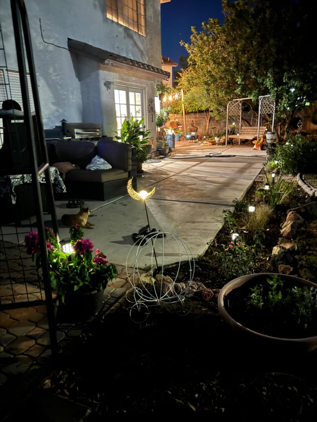 Customer photo review of BrightPath™ Solar Pathway Garden Light – Waterproof Outdoor LED Stake Light
