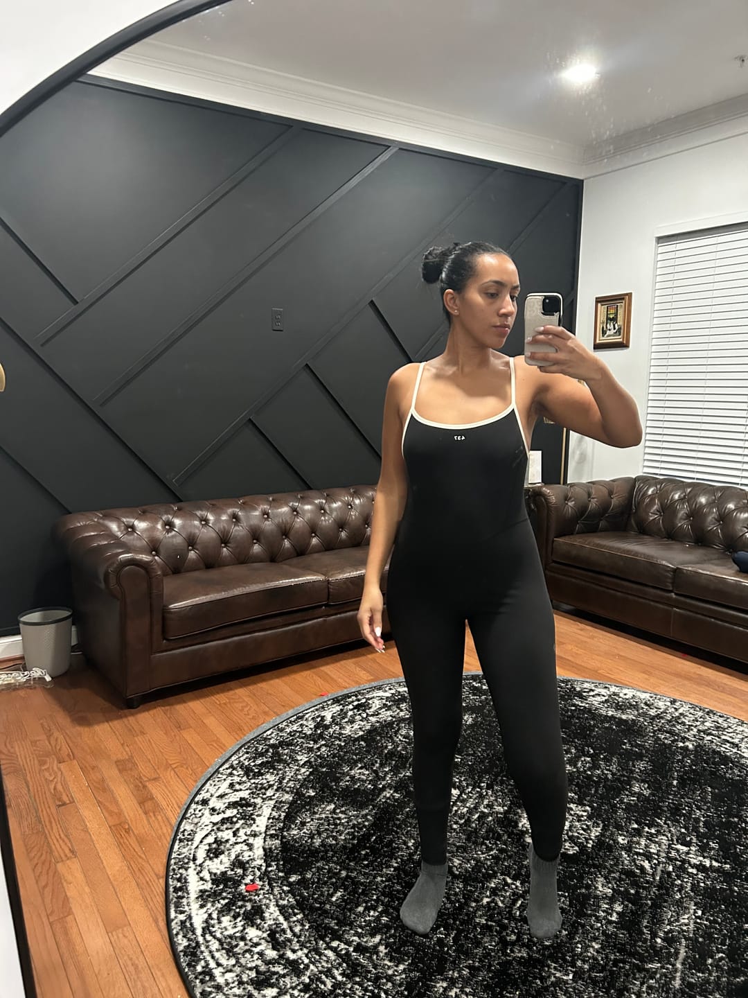 Customer photo review of The Onesie / Black-Cream