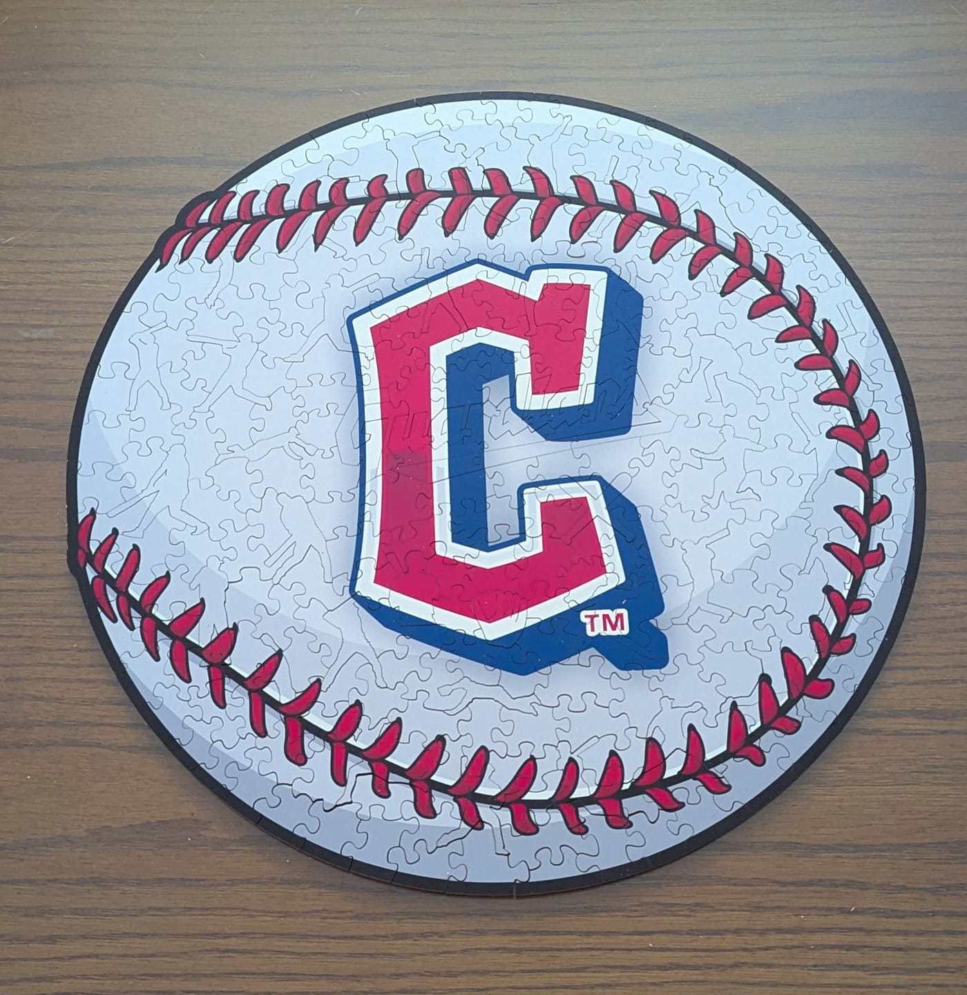 Customer photo review of Cleveland Guardians™ - Wooden Puzzle
