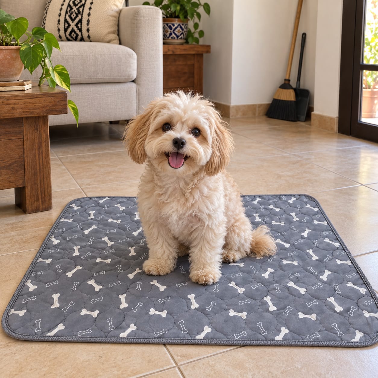 Customer photo review of PawSpot™ — El último tapete para pipí que comprarás
