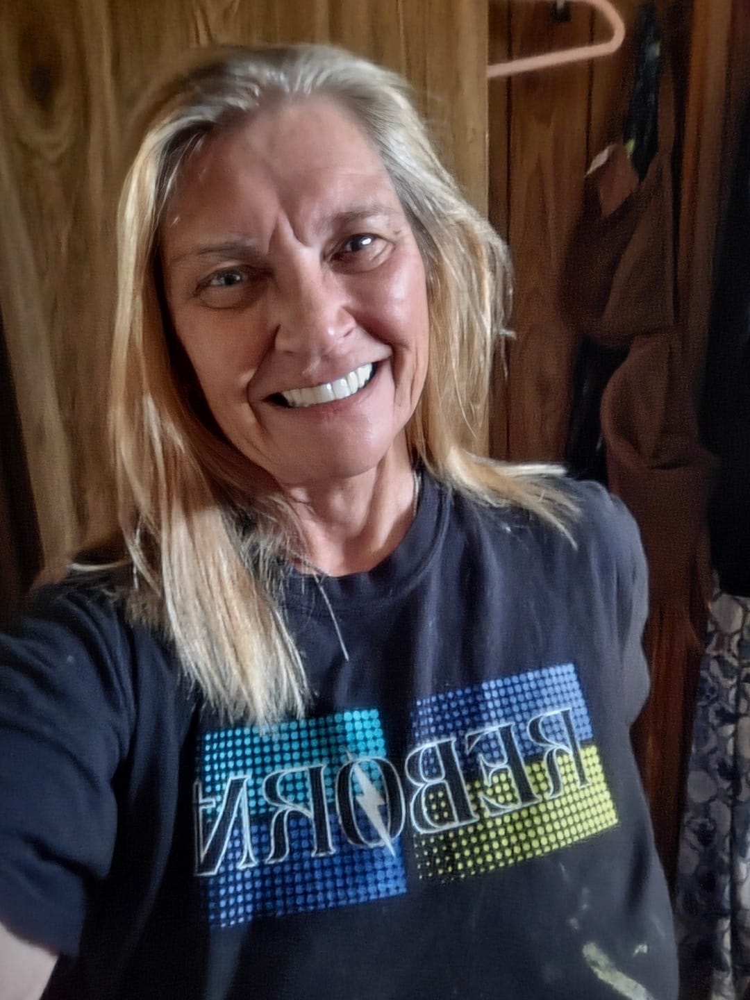 Customer photo review of Reborn Neon Pulse T-Shirt