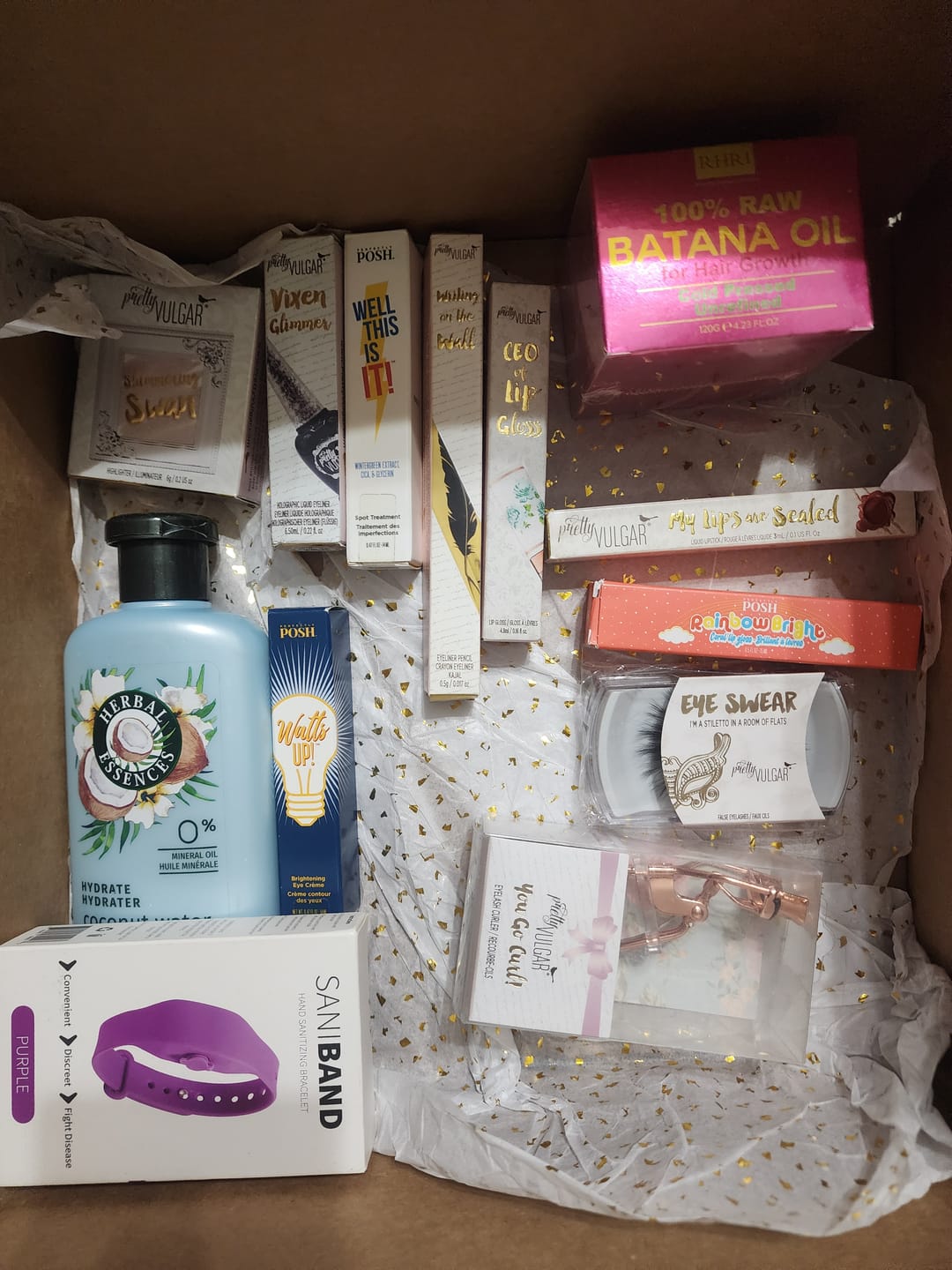 Customer photo review of Beauty & Wellness Mystery Box