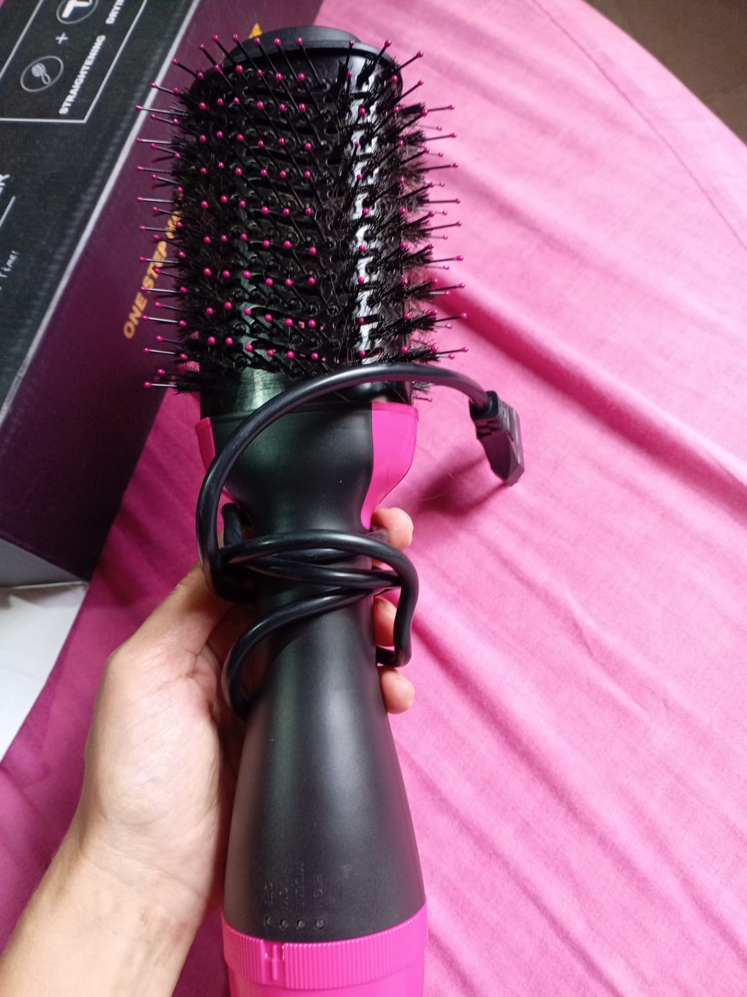 Customer photo review of Style Pro One Step Hair Dryer and Styler