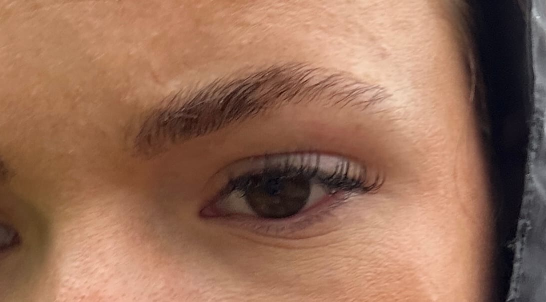 Customer photo review of Brow Lamination Kit