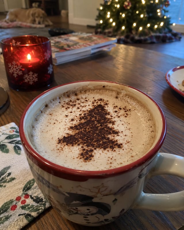 Customer photo review of LatteSnap Coffee Art Maker
