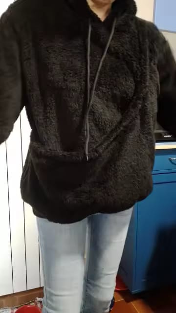 Customer photo review of Premium Pet Carrier Hoodie