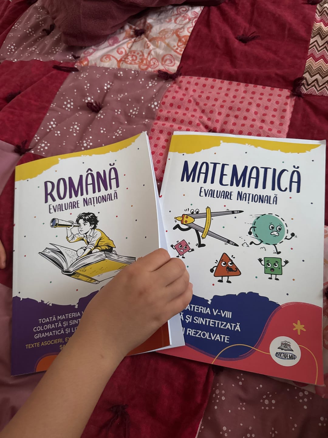 Customer photo review of Pachet Evaluare Națională (Română + Matematică) Bacademia