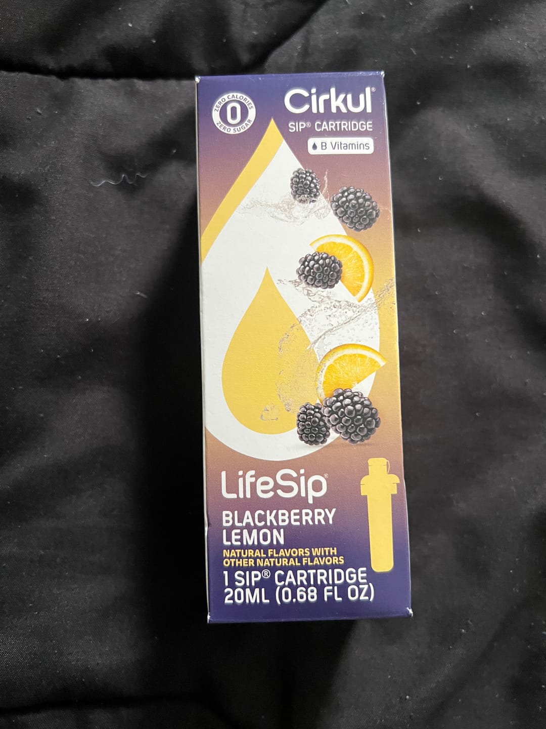 Customer photo review of LifeSip Blackberry Lemon