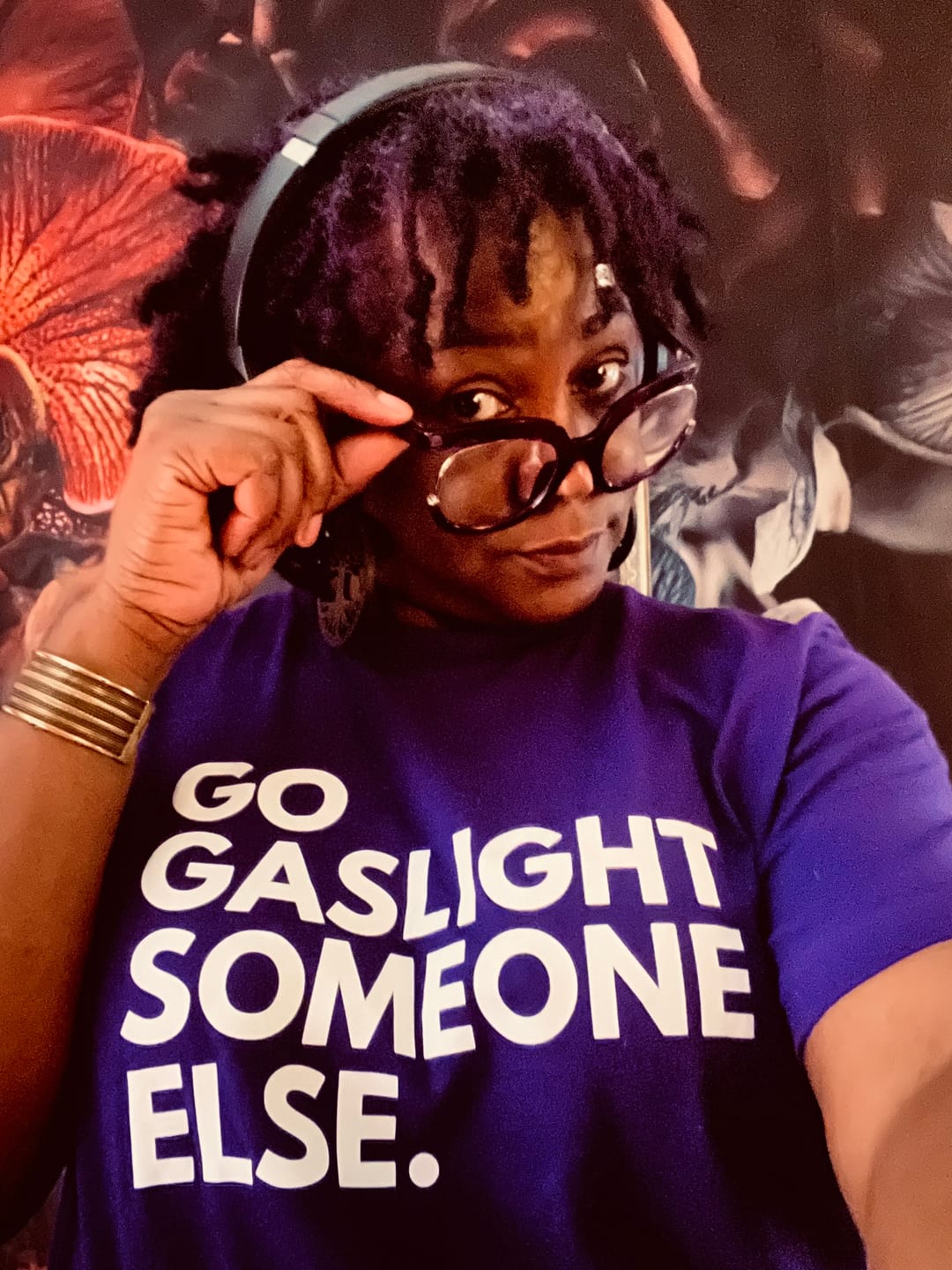 Customer photo review of Gaslight Unisex T-Shirt