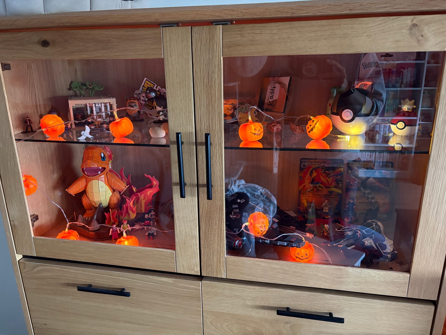 Customer photo review of Halloween Kürbis Lichterkette – leuchtende Kürbis Deko